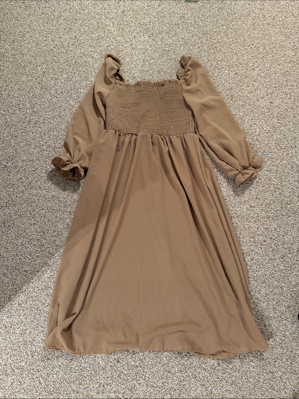 Smocked maxi dress